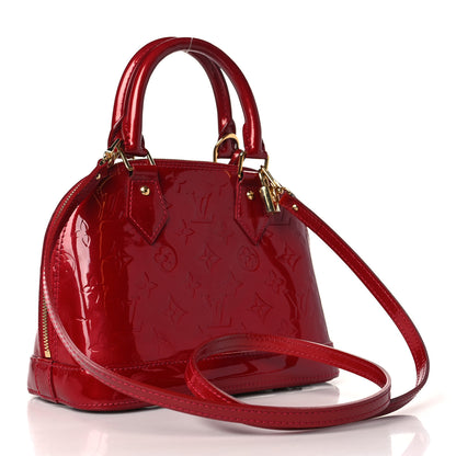 Louis Vuitton Vernis Alma BB Pomme D'Amour 3 of 8