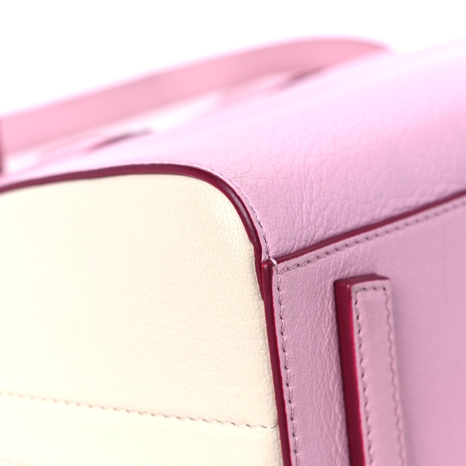 Givenchy Sugar Goatskin Mini Tri-Color Antigona Bright Pink White Fuchsia 9 of 16