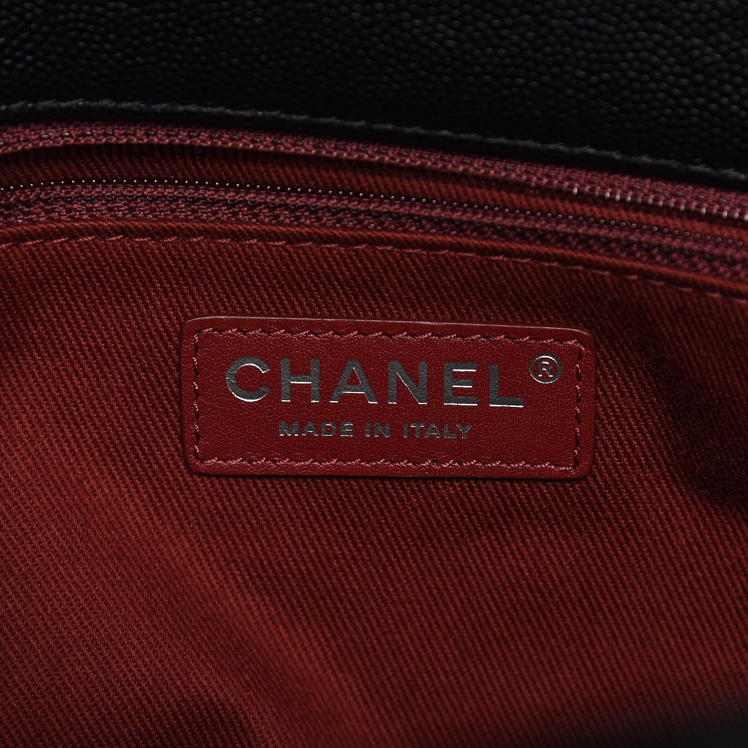 Chanel Caviar Quilted Medium Coco Handle Flap Black 7 of 9
