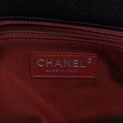 Chanel Caviar Quilted Medium Coco Handle Flap Black 7 of 9