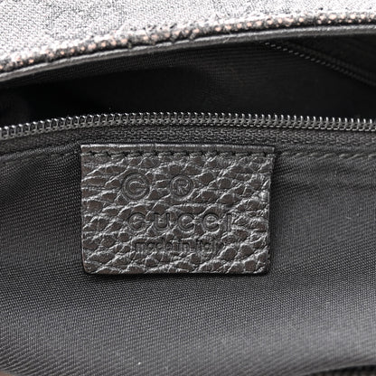 Gucci Monogram Calfskin Horsebit Classic Ring Hobo Black 10 of 10