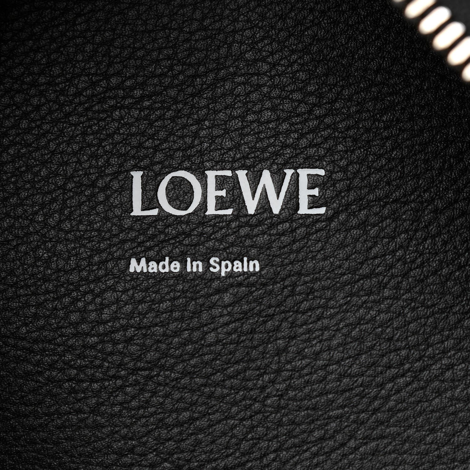 Loewe Grained Calfskin Sling Hobo Black 6 of 10