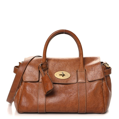 Mulberry Classic Grain Small Bayswater Satchel Oak 1 of 12