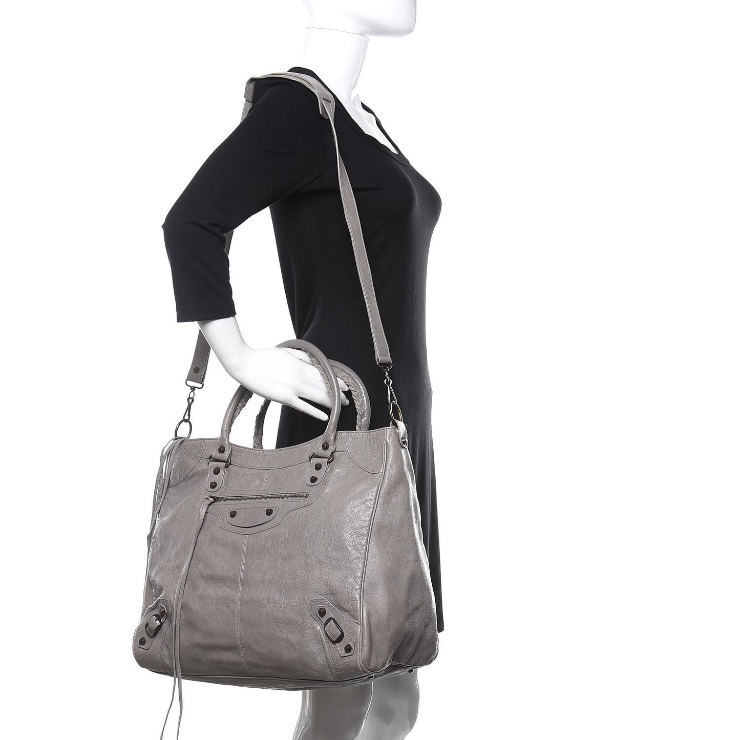 Agneau Classic Hardware Velo Gris Pyrite