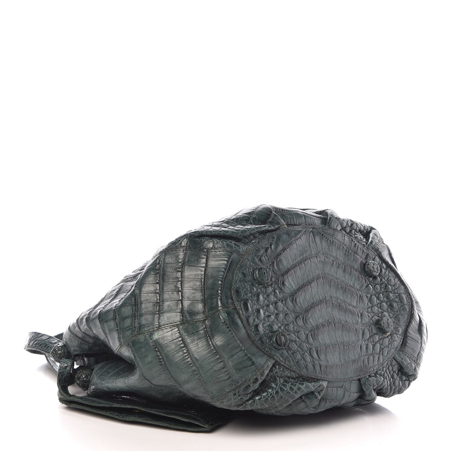 Crocodile Satchel Green