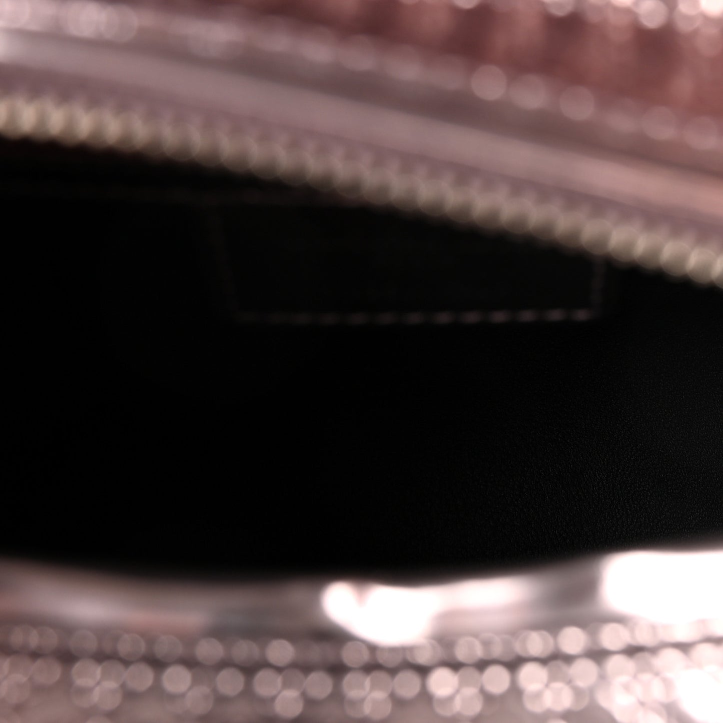 Metallic Patent Micro-Cannage Medium Lady Dior Pink