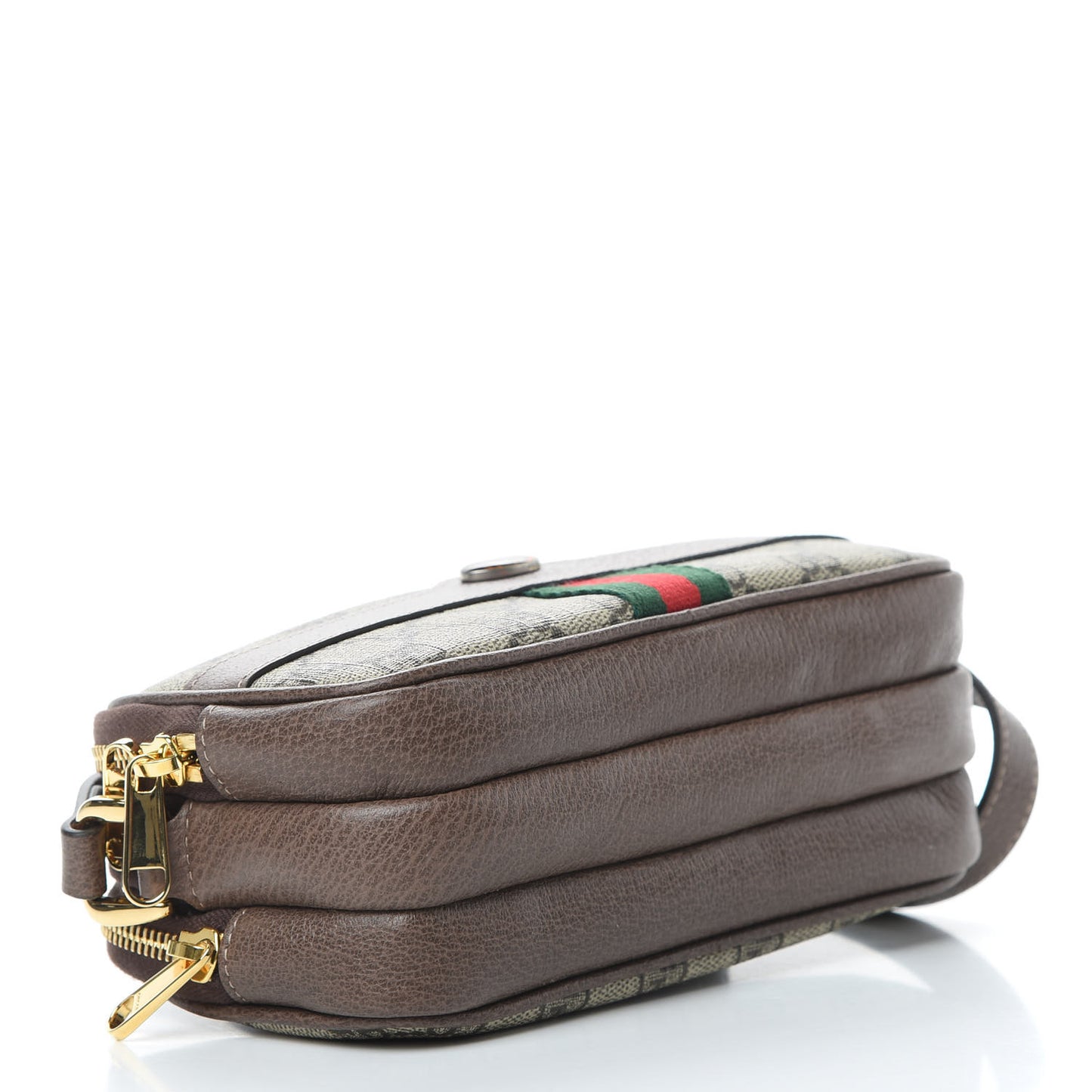GG Supreme Monogram Web Mini Ophidia GG Bag Brown