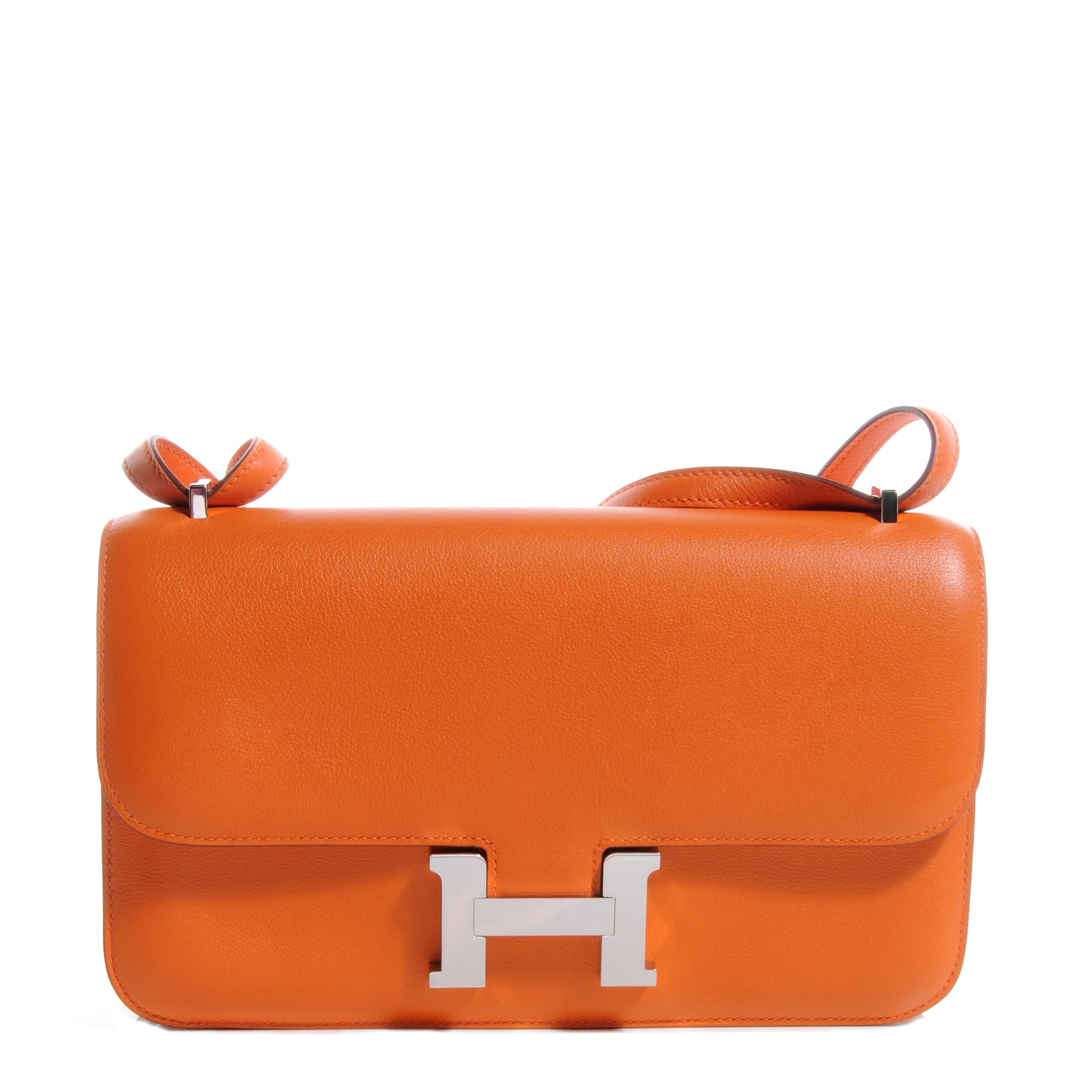 Hermes Veau Swift Constance Elan 25 Orange 1 of 7