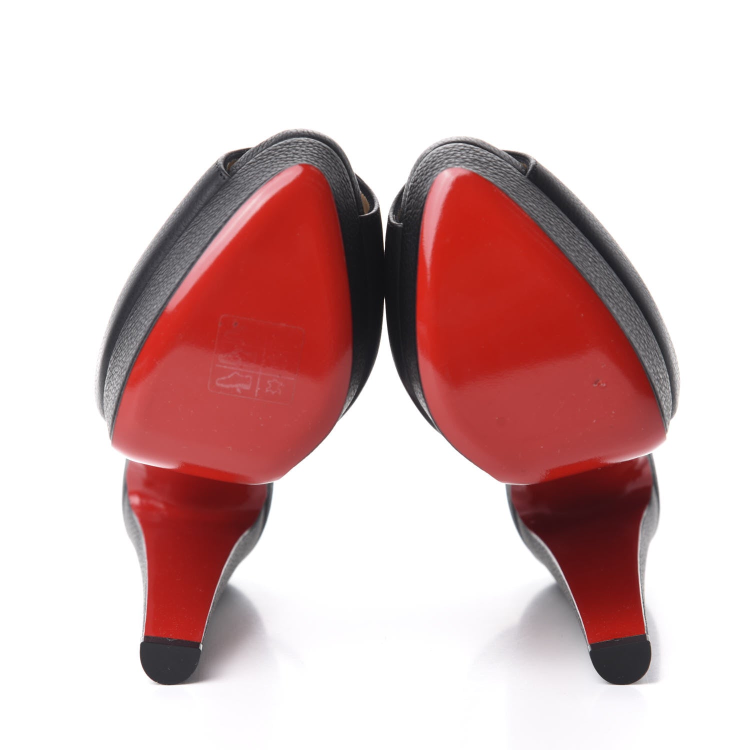 Christian Louboutin Calfskin Morphee Strapagada 150 Ankle Booties 37.5 Black 6 of 12