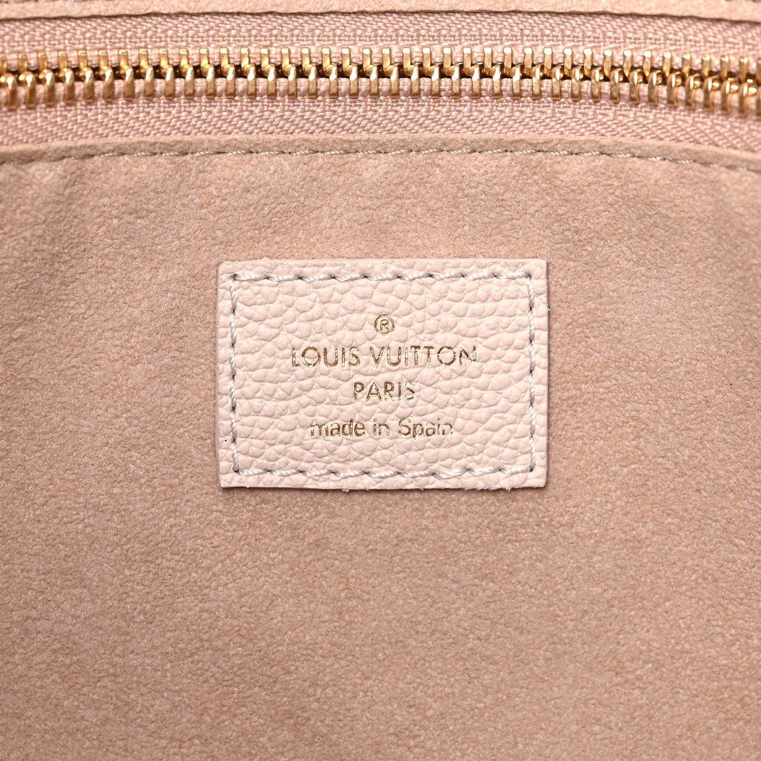 Louis Vuitton Empreinte Monogram Spring In The City Neverfull MM Kaki Beige Cream 7 of 9
