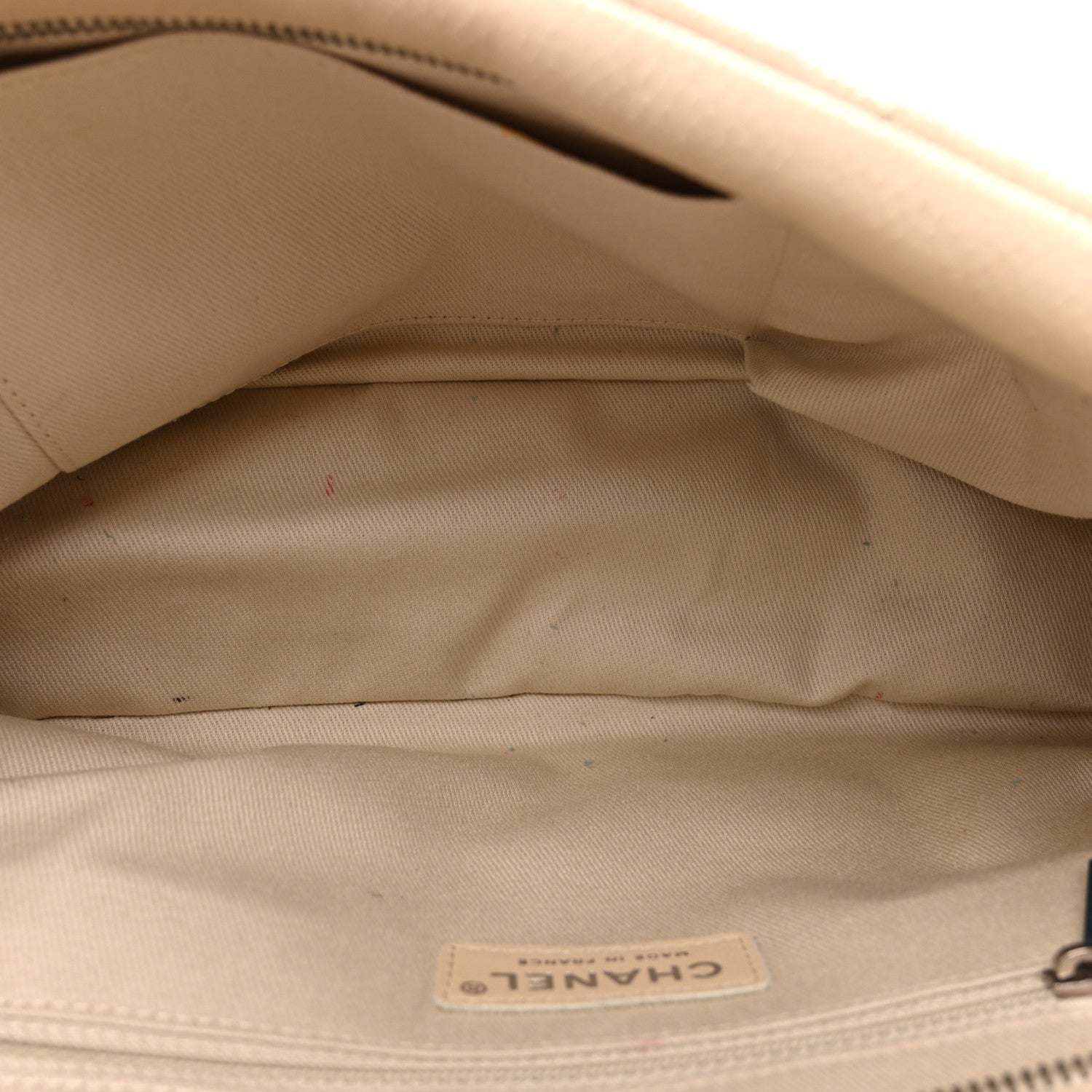Chanel Caviar Quilted Jumbo Easy Flap Beige 5 of 10