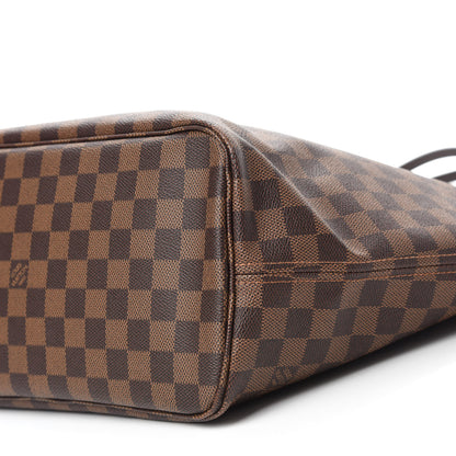 Louis Vuitton Damier Ebene Neo Neverfull MM Rose Ballerine 7 of 11