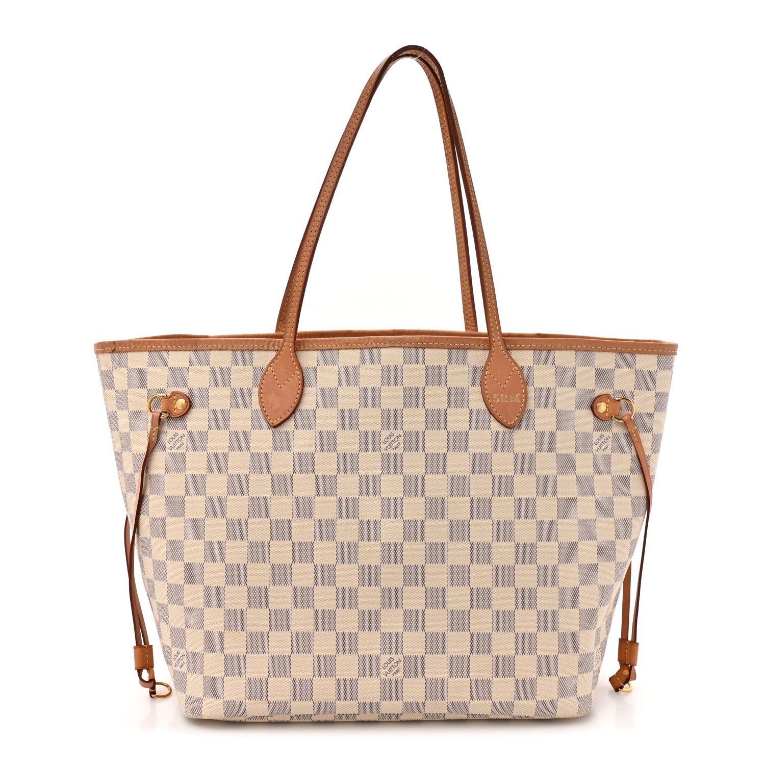 Louis Vuitton Damier Azur Neo Neverfull MM Rose Ballerine 1 of 17