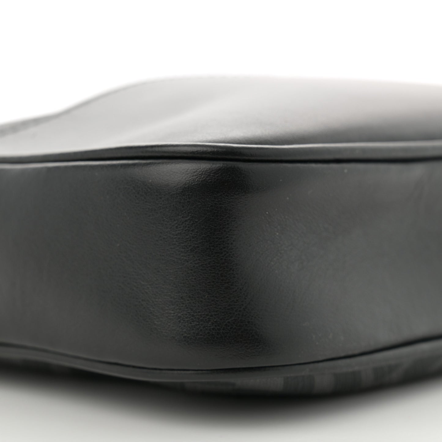 Shiny Glazed Fabric Vitello Cover FF 1974 Logo Medium Camera Case Black
