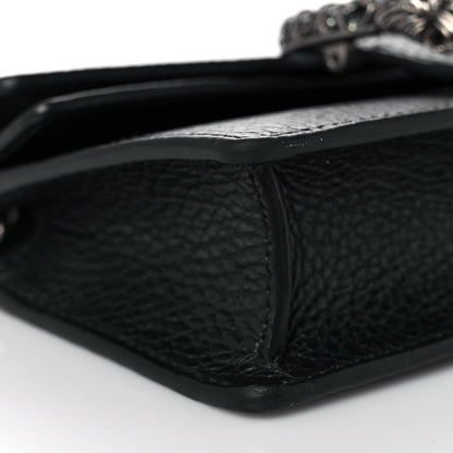 Gucci Calfskin Super Mini Dionysus Shoulder Bag Black 7 of 9