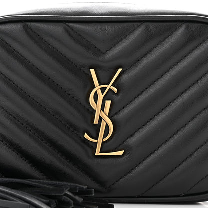 Saint Laurent Calfskin Matelasse Monogram Lou Belt Bag Black 8 of 10