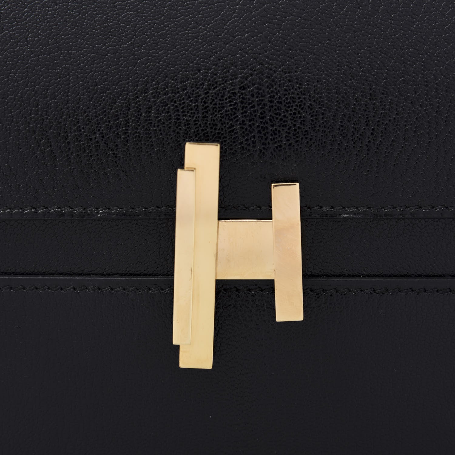 Hermes Chevre Chamkila Cinhetic Boxy Top Handle Bag Black 9 of 10