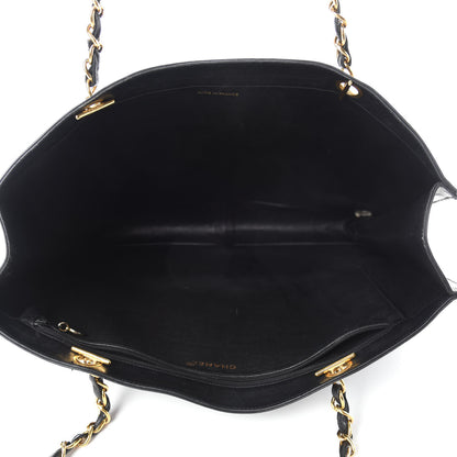 Chanel Lambskin CC Tote Black 5 of 11