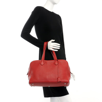 Hermes Taurillon Clemence Victoria II 35 Rouge Garance 2 of 7