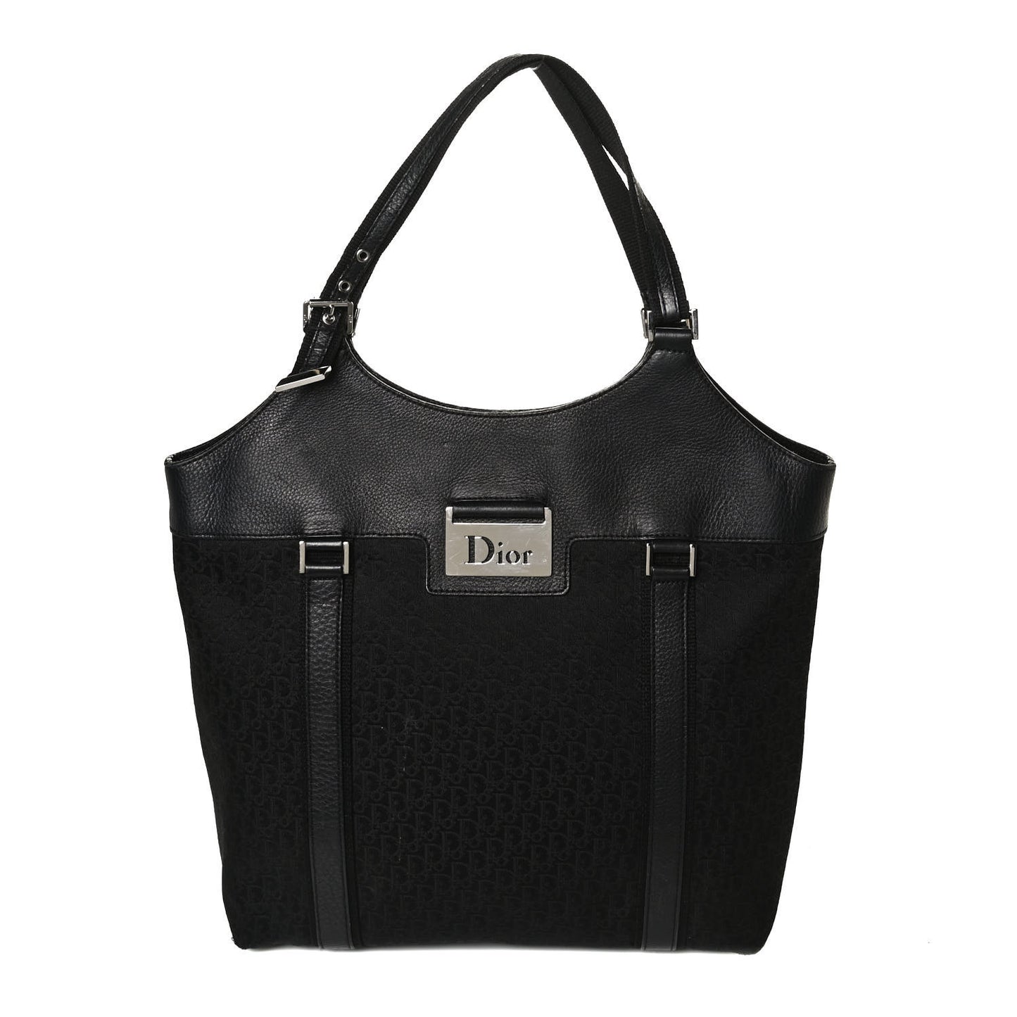 Monogram Vintage Flowers Dome Bag Black