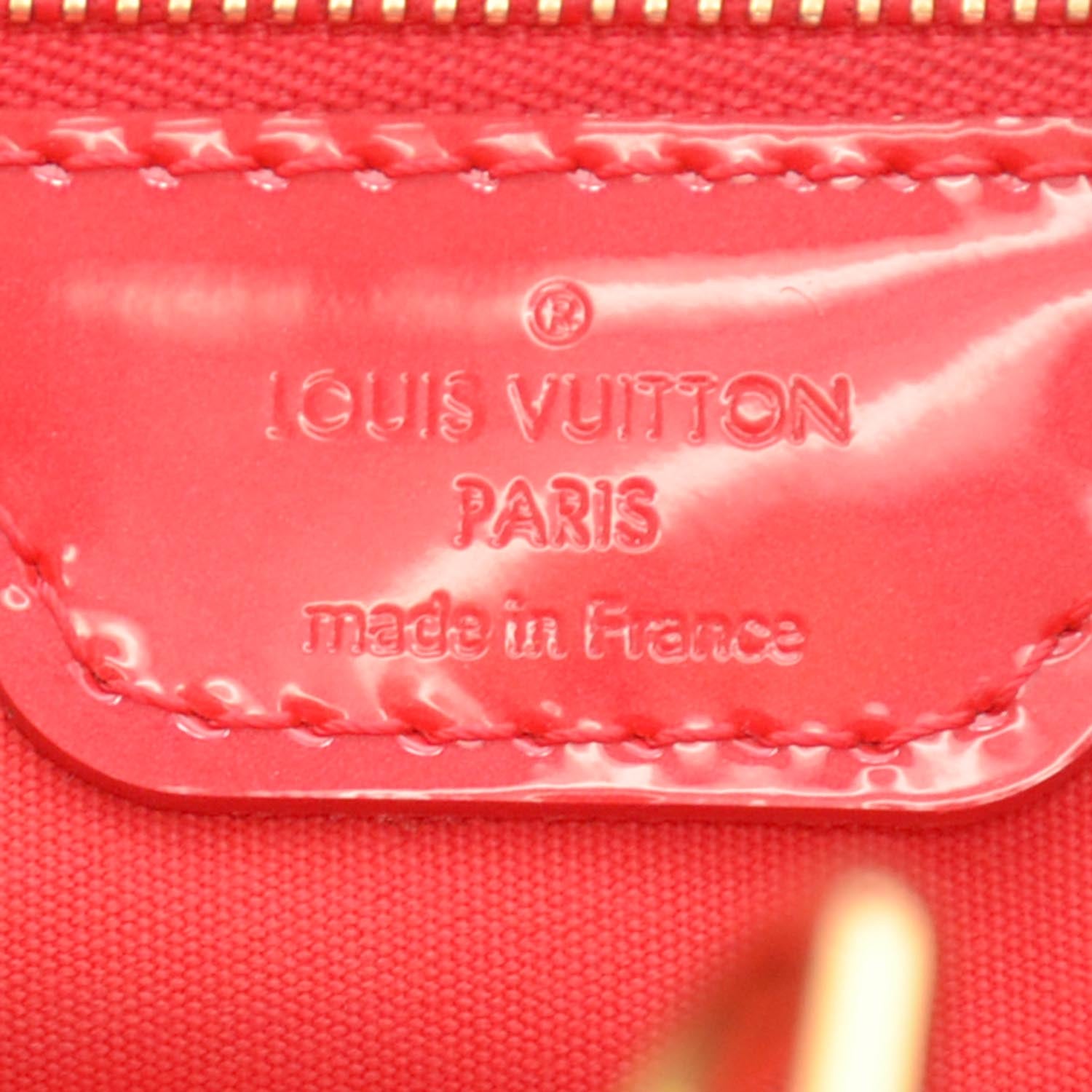 Louis Vuitton Vernis Wilshire PM Rouge Grenadine 5 of 7