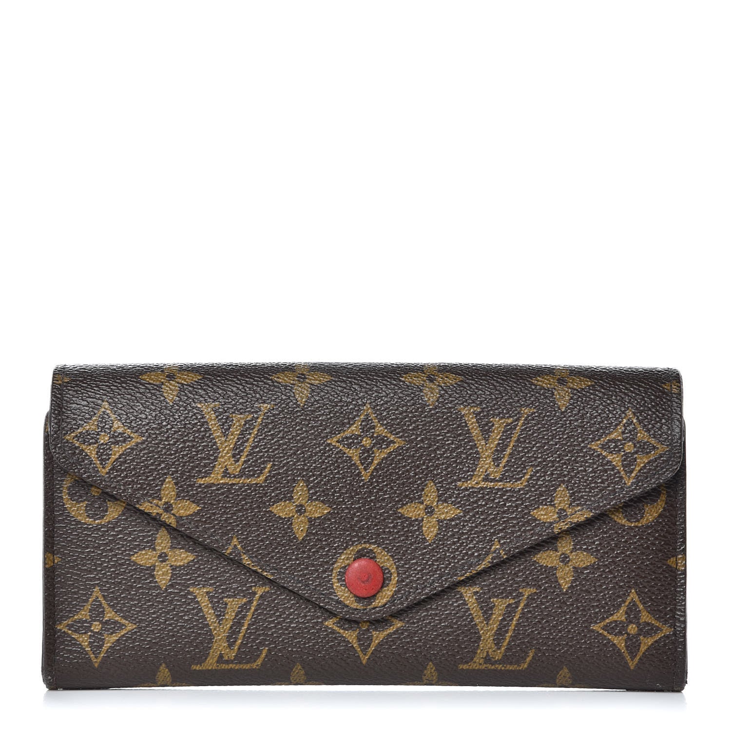 Louis Vuitton Monogram Josephine Wallet Red 1 of 12