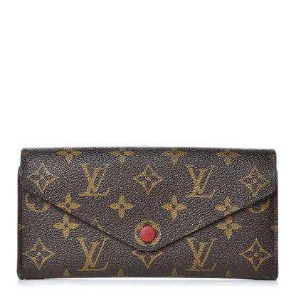 Louis Vuitton Monogram Josephine Wallet Red 1 of 12