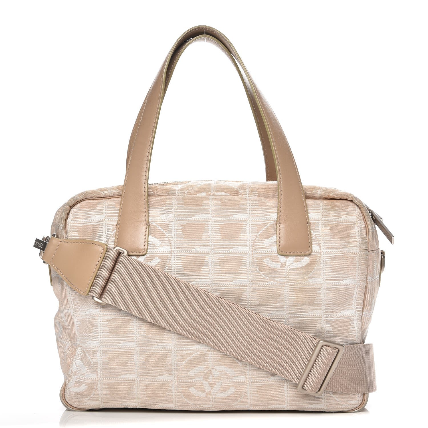 Chanel Nylon Small Travel Tote Beige 1 of 13