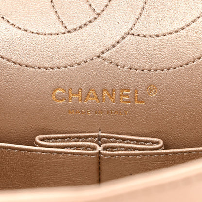 Chanel Metallic Calfskin Quilted 2.55 Reissue 226 Flap Dark Gold 6 of 12