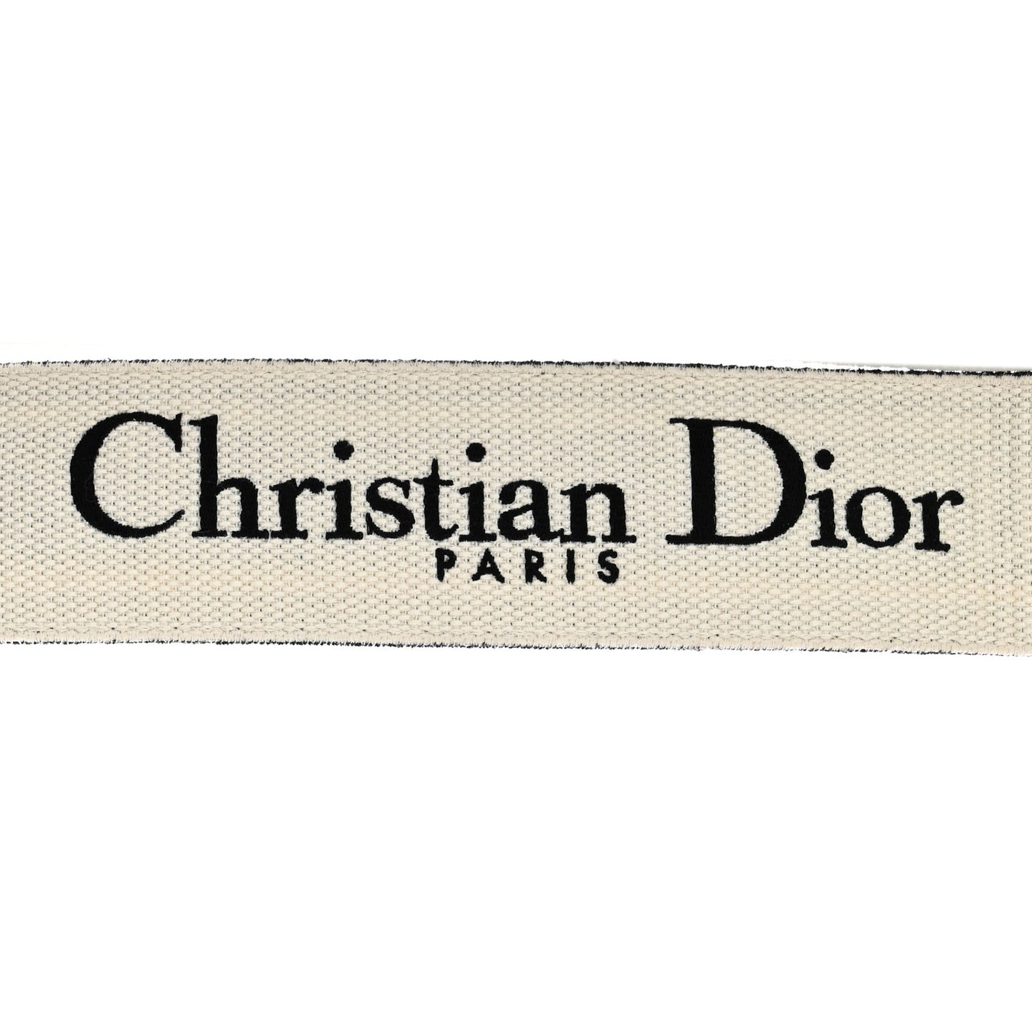 Canvas Embroidered Shoulder Strap Black Ultramatte