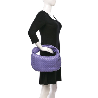 Bottega Veneta Nappa Intrecciato Teen Jodie Hobo Wisteria 2 of 9