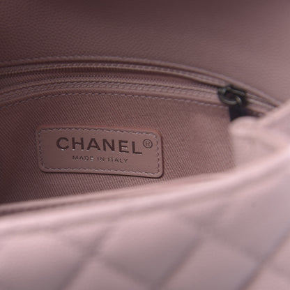 Chanel Caviar Quilted Mini Coco Handle Flap Pink 6 of 10