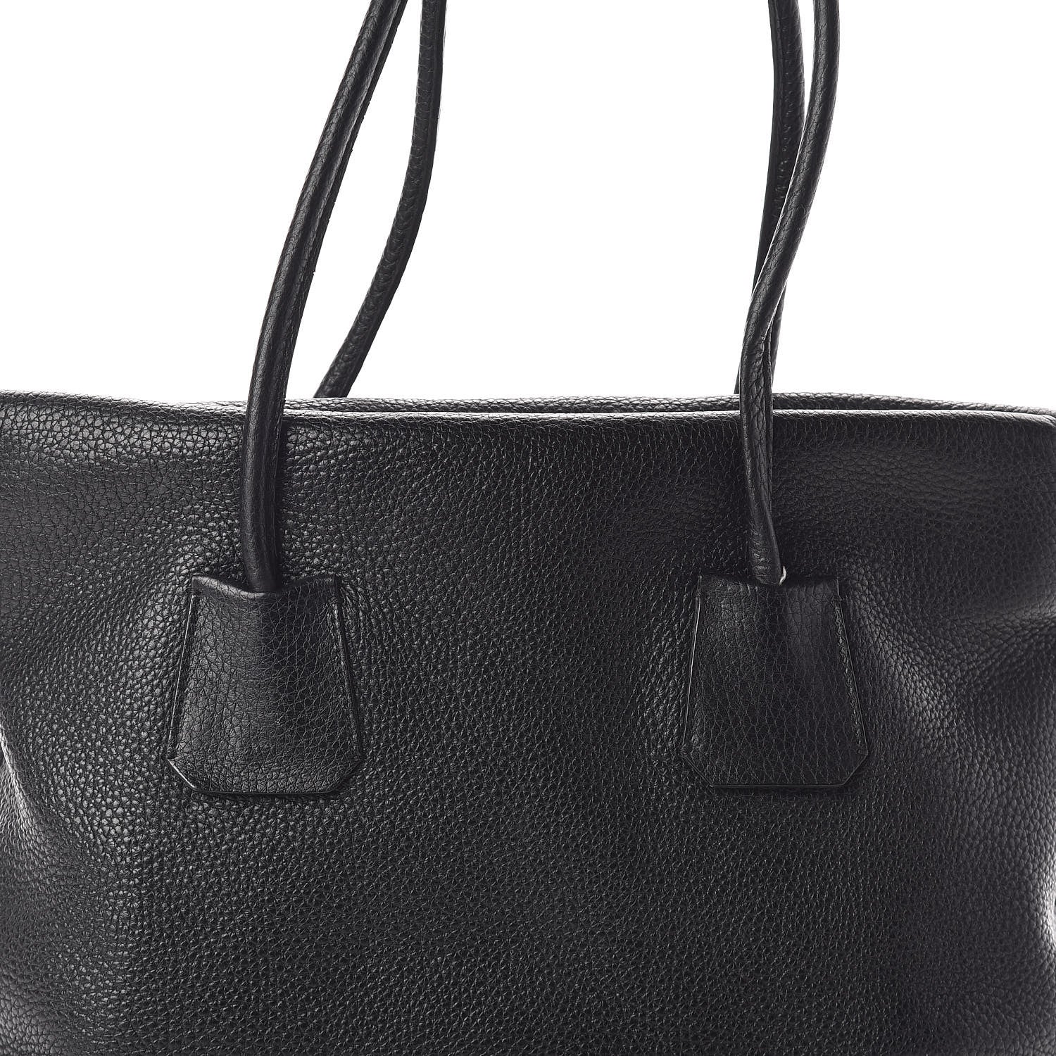 Burberry London Grainy Calfskin Medium Baynard Tote Black 7 of 11