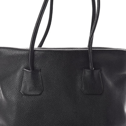 Burberry London Grainy Calfskin Medium Baynard Tote Black 7 of 11