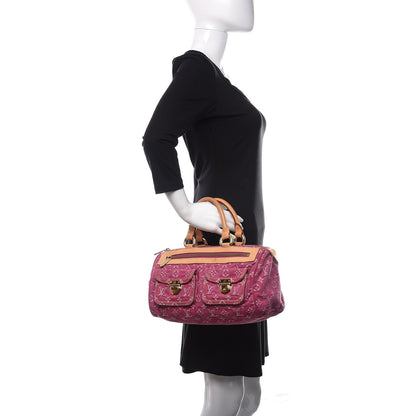 Louis Vuitton Monogram Denim Neo Speedy Fuchsia 2 of 21