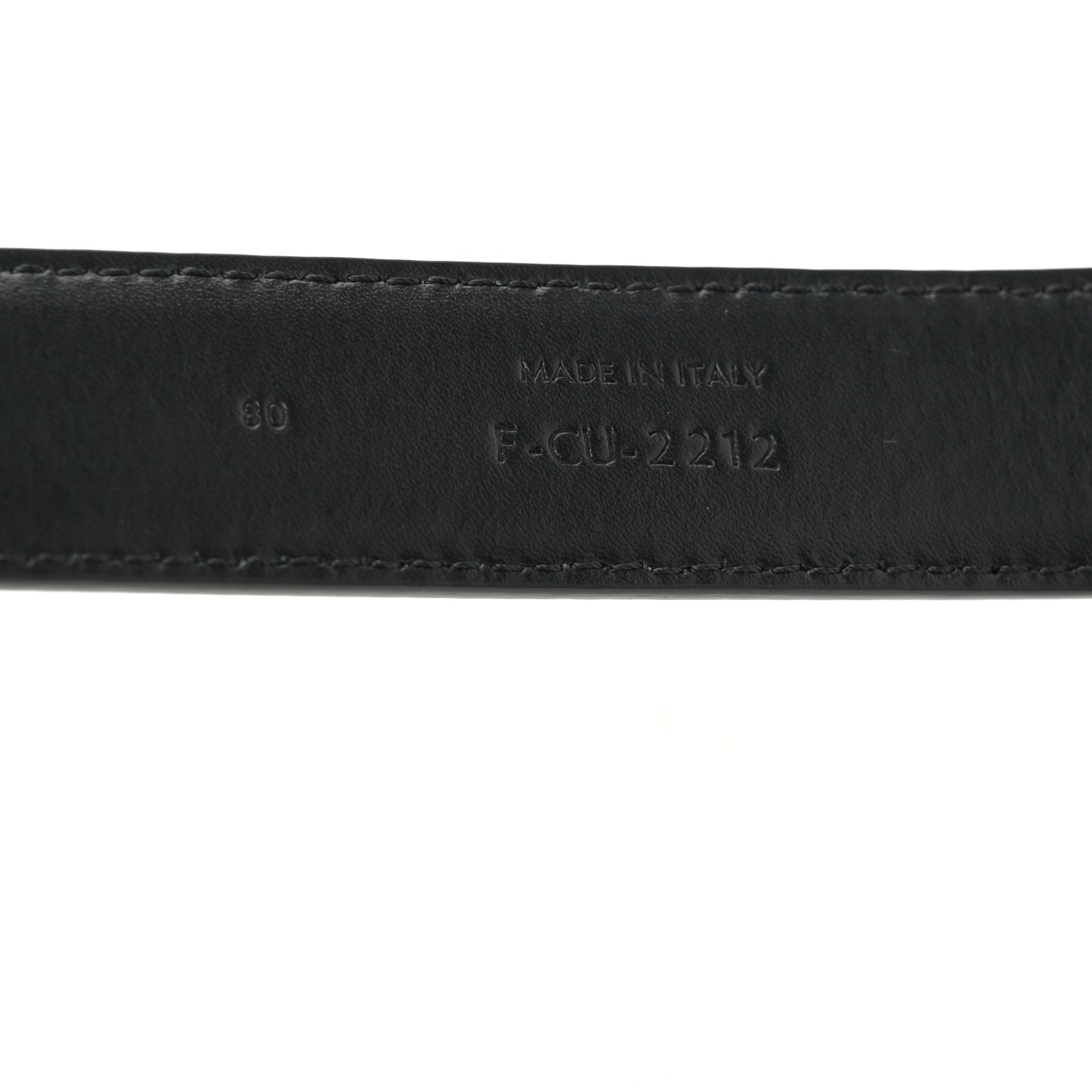 Box Calfskin Medium 25mm Triomphe Belt 80 32 Black
