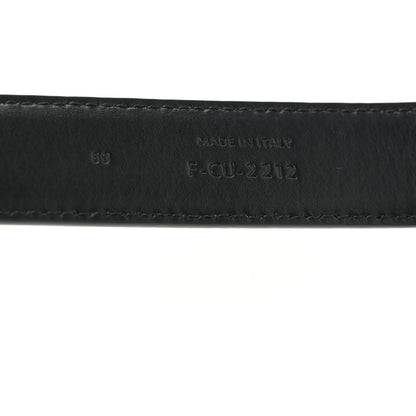 Celine Box Calfskin Medium 25mm Triomphe Belt 80 32 Black 4 of 7