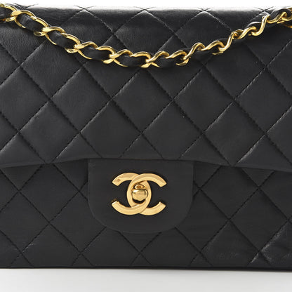 Chanel Lambskin Quilted Small Double Flap Black 11 of 11