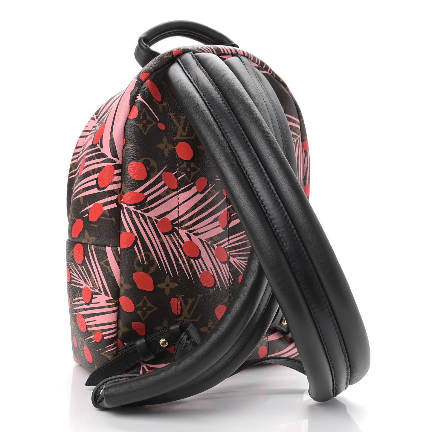 Monogram Jungle Dots Palm Springs Backpack PM Sugar Pink Poppy