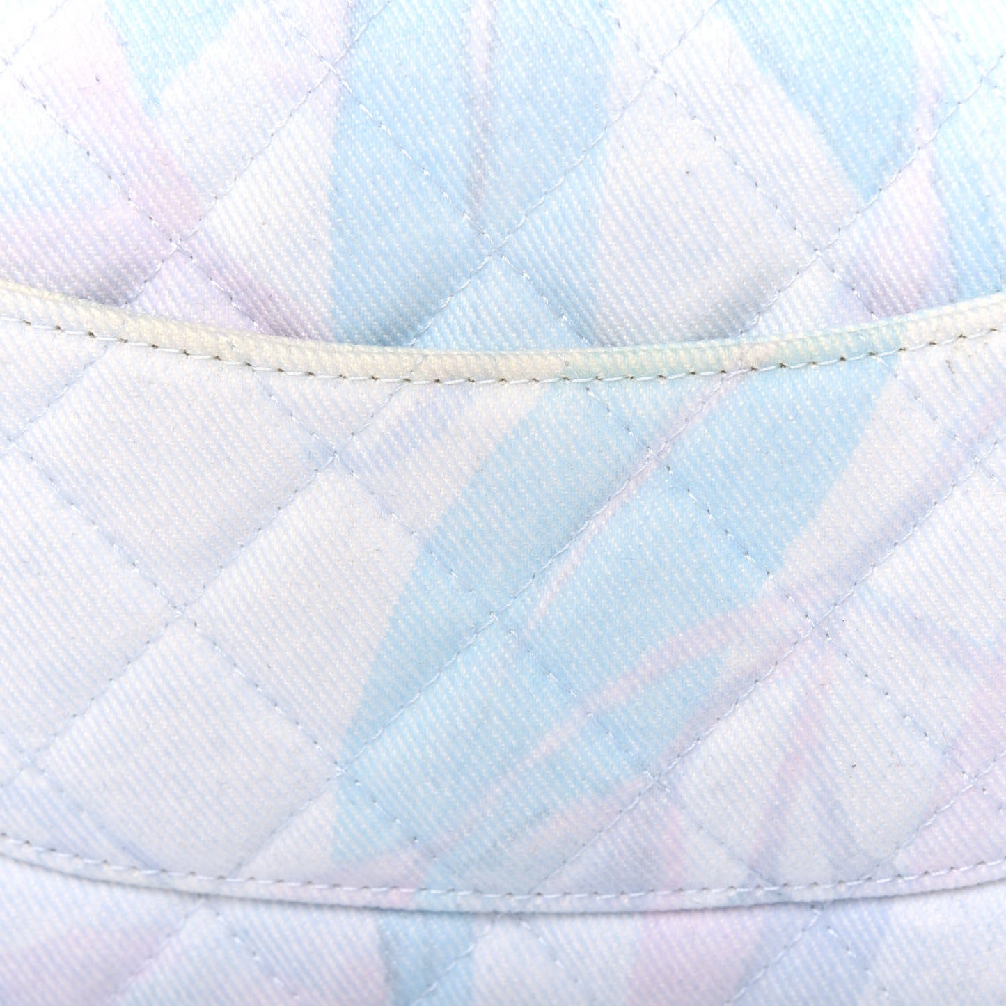 Canvas Quilted Jungle Jeans Wallet on Chain WOC Multicolor