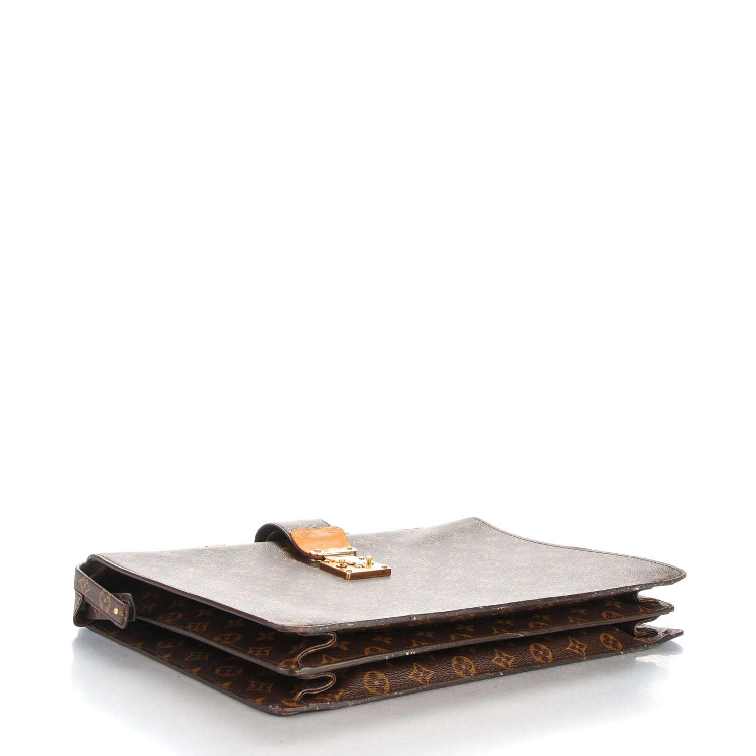 Louis Vuitton Monogram Serviette Fermoir Briefcase 4 of 9