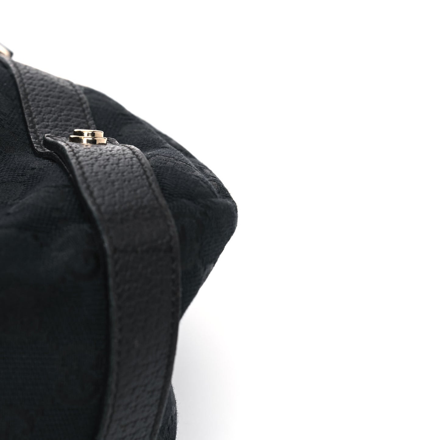 Monogram Medium Abbey Shoulder Bag Black