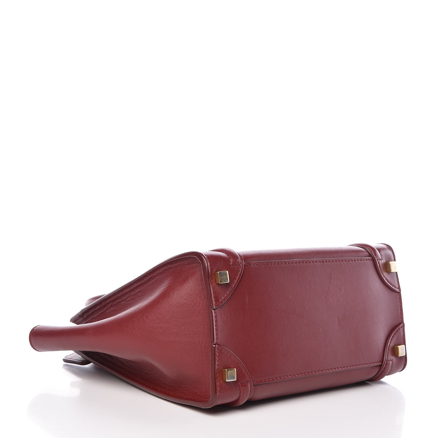 Celine Smooth Calfskin Micro Luggage Rust 4 of 18