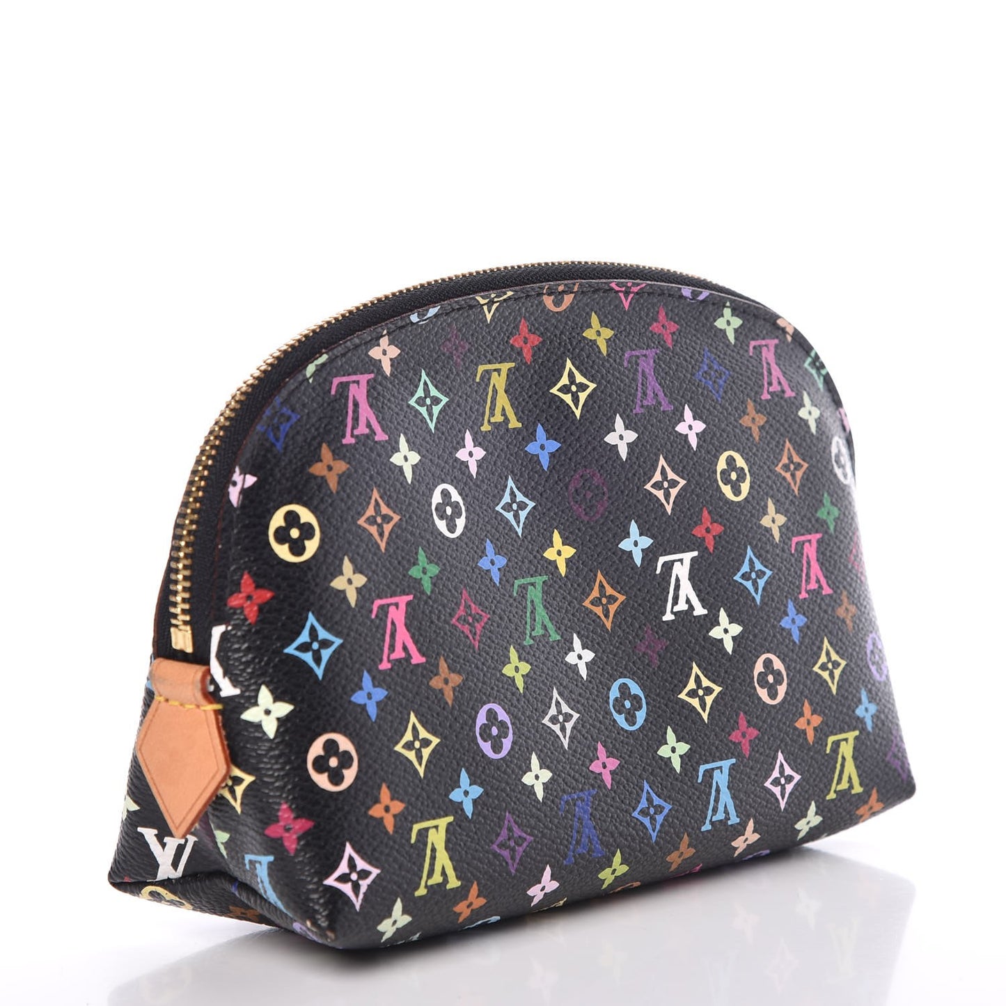 Monogram Multicolor Cosmetic Pouch Black Grenade