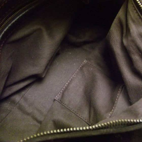 Calfskin Suede Silverado Shoulder Bag Bordeaux