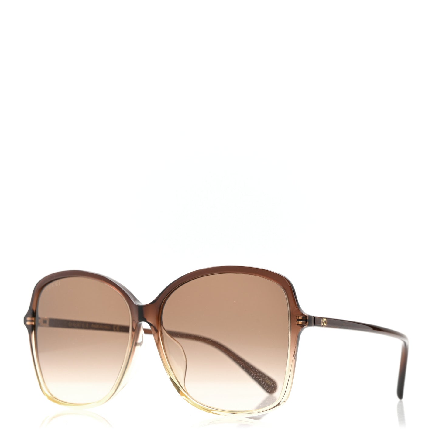 Acetate Oversize Round Frame Sunglasses GG0546SK Tortoise