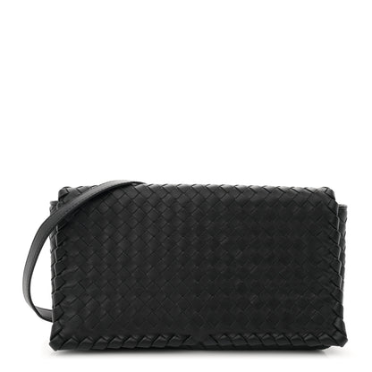 Bottega Veneta Nappa Intrecciato New Olympia Bag Black 1 of 10