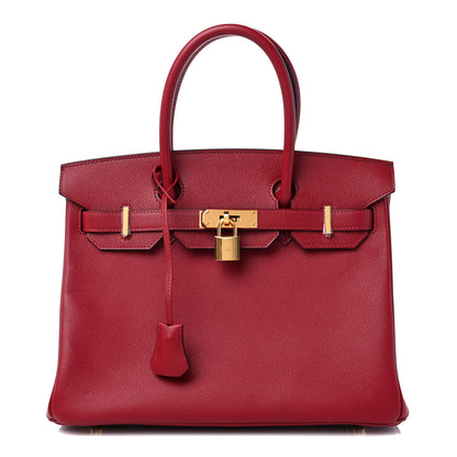 Hermes Epsom BIRKIN 30 Rouge Grenat 1 of 9
