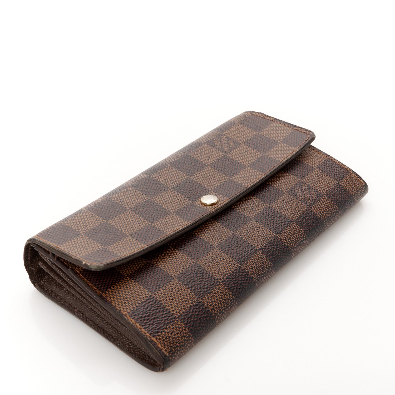 Louis Vuitton Damier Ebene Sarah Wallet 4 of 8