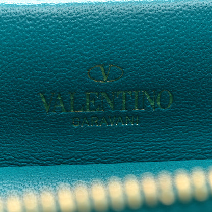 Valentino Garavani Nappa Small One Stud Handbag Marine Green 6 of 9
